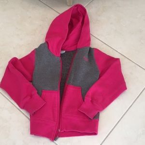 Pink and gray sweater